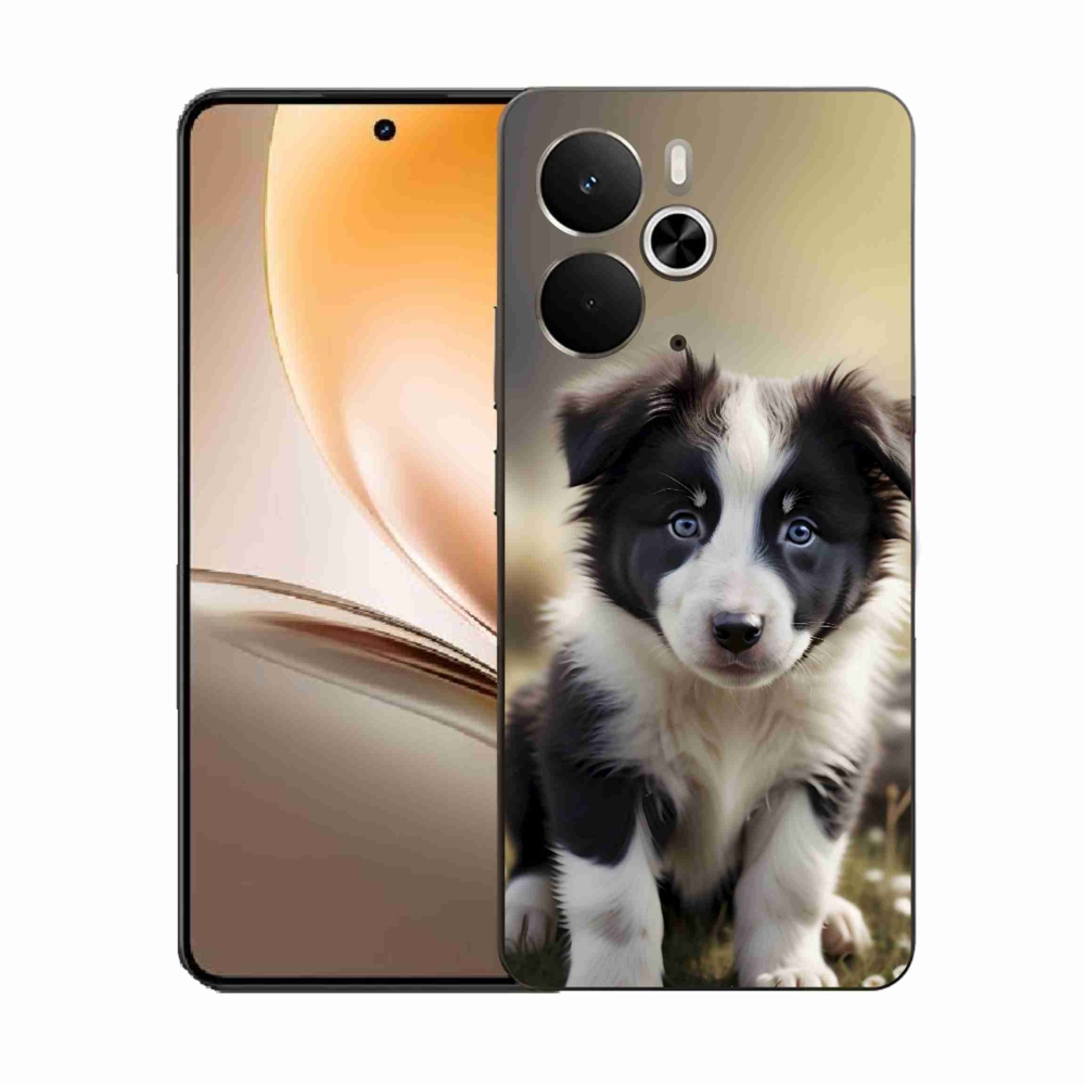 Gelový kryt mmCase na Realme 14T 5G/14 5G - roztomilá border kolie