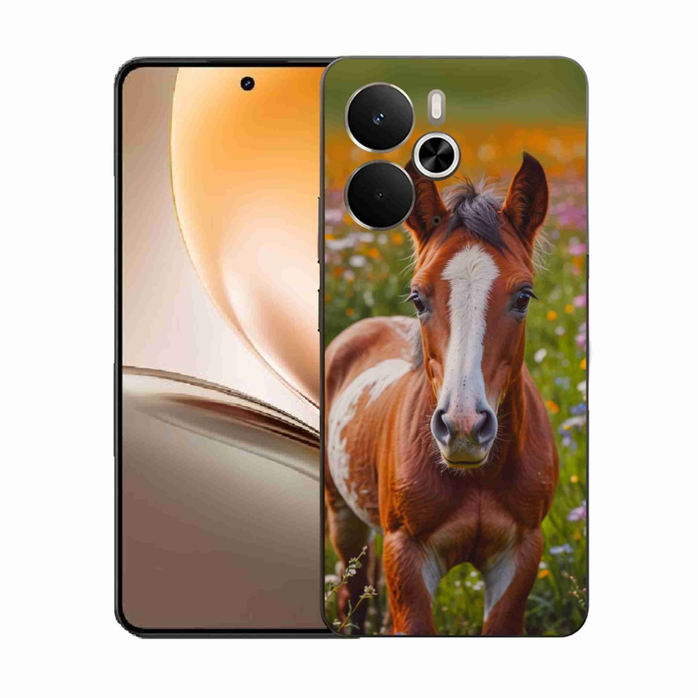 Gelový kryt mmCase na Realme 14T 5G/14 5G - roztomilé hříbě