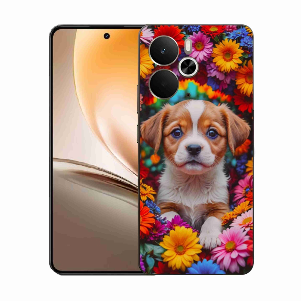 Gelový kryt mmCase na Realme 14T 5G/14 5G - roztomilé štěně