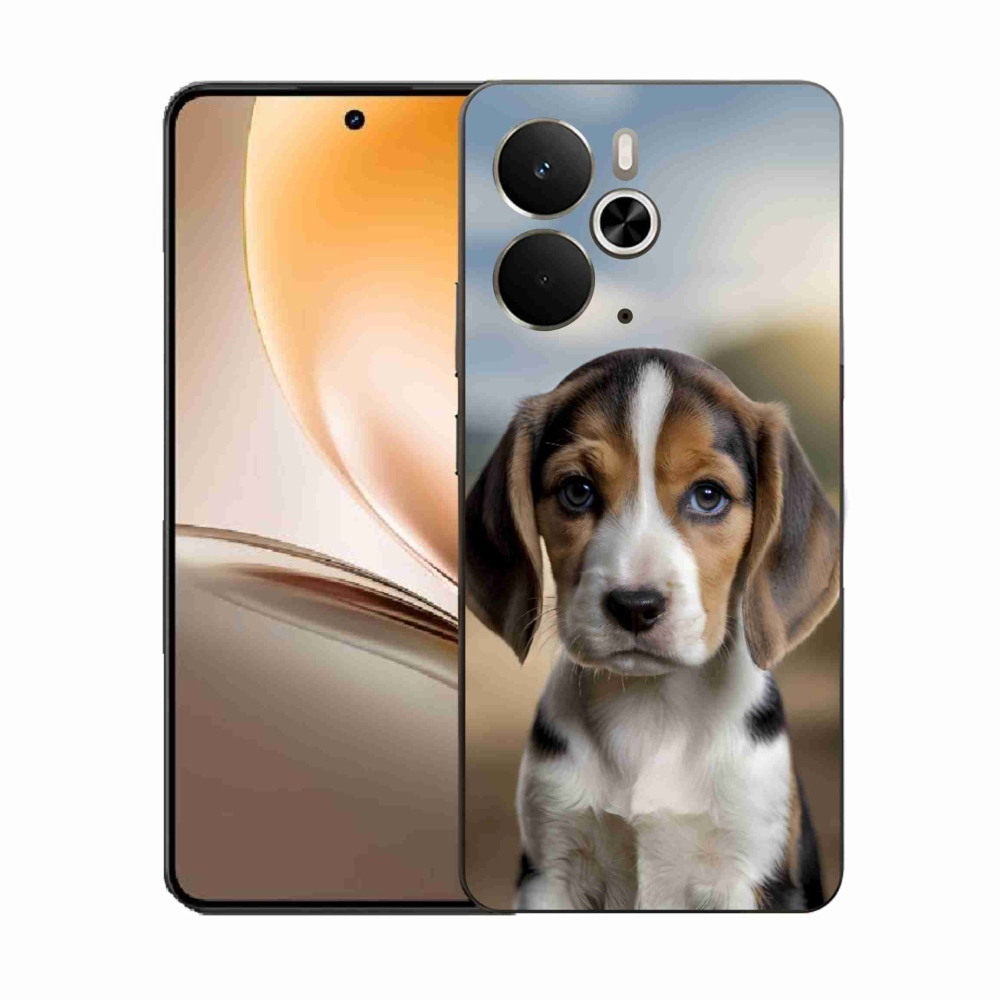 Gelový kryt mmCase na Realme 14T 5G/14 5G - roztomilý bígl