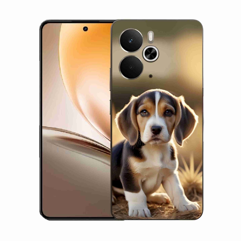 Gelový kryt mmCase na Realme 14T 5G/14 5G - roztomilý bígl