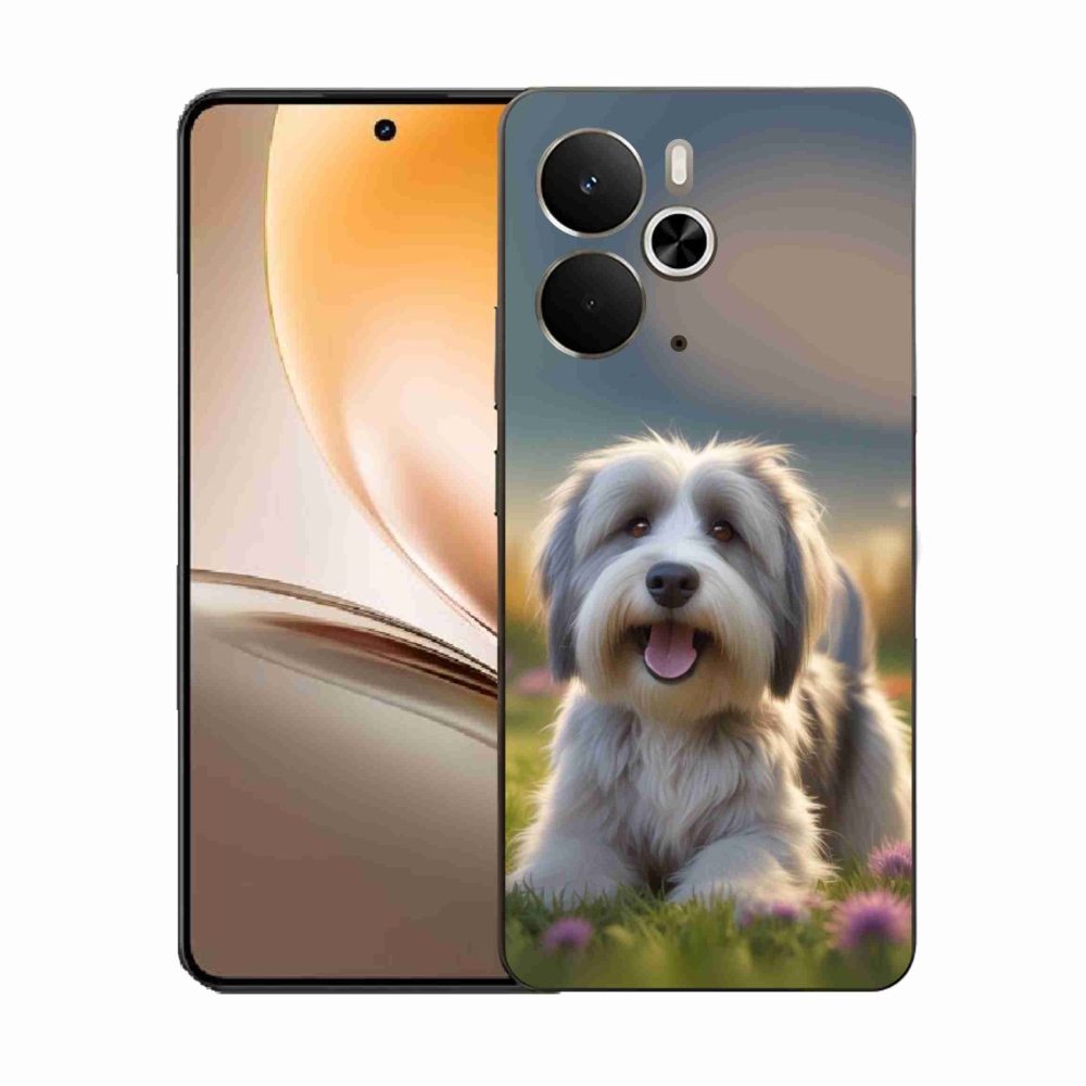 Gelový kryt mmCase na Realme 14T 5G/14 5G - roztomilý havanský psík