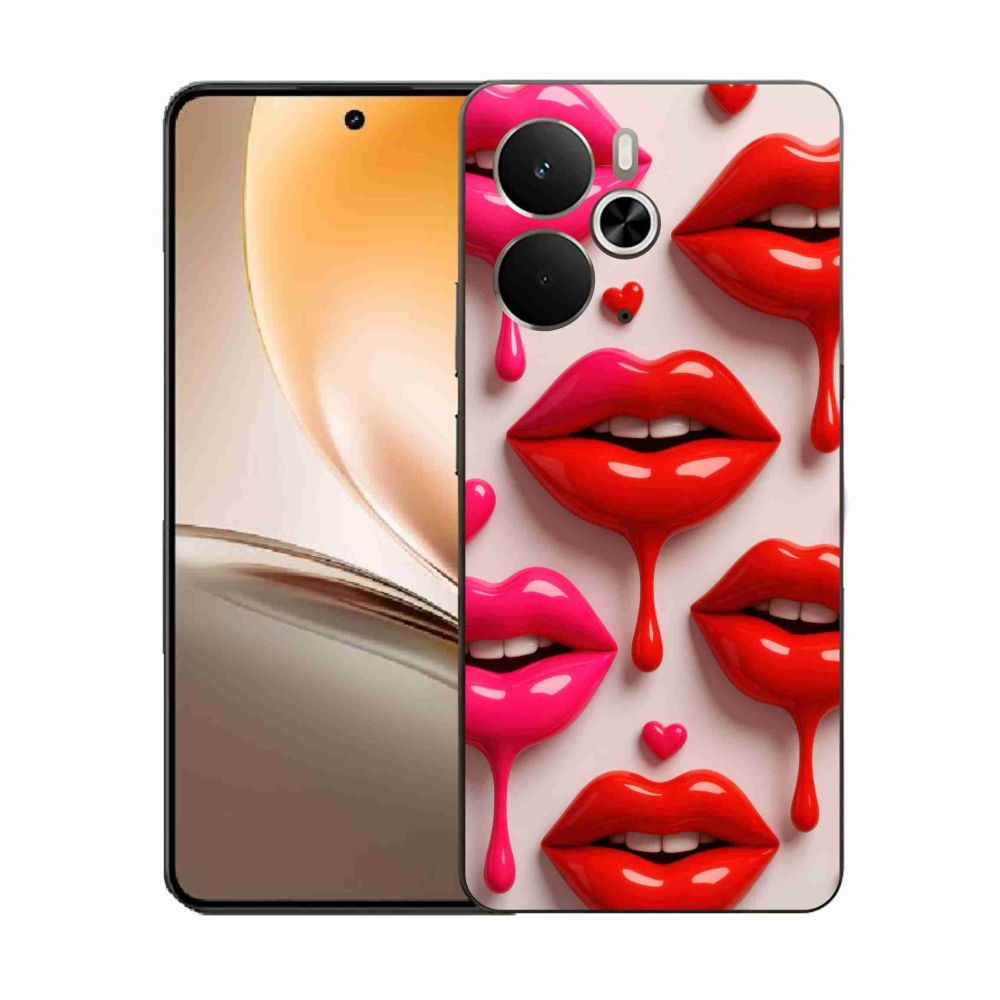 Gelový kryt mmCase na Realme 14T 5G/14 5G - rty 2