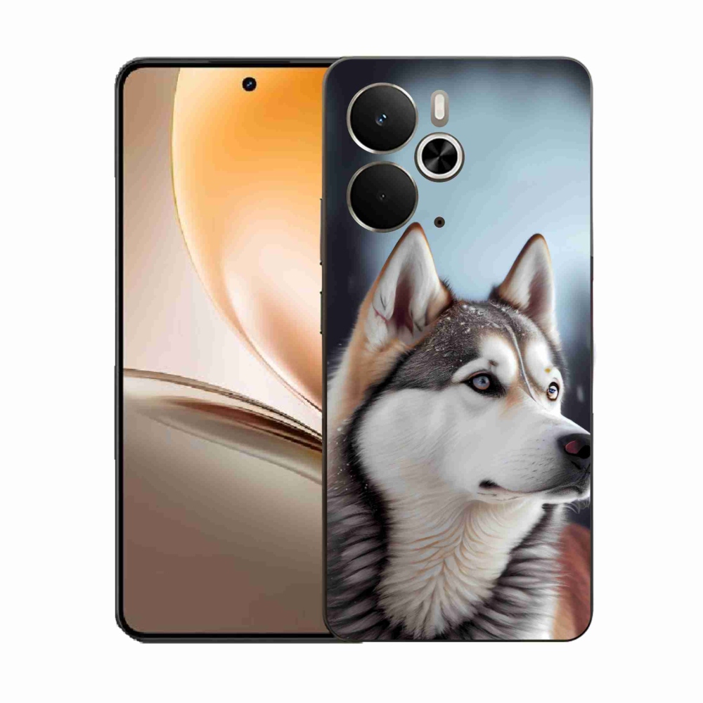 Gelový kryt mmCase na Realme 14T 5G/14 5G - sibiřský husky