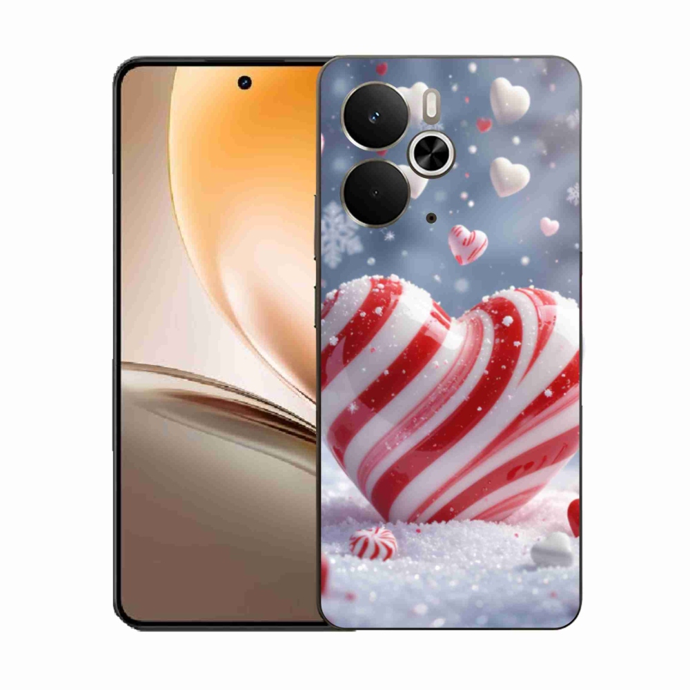 Gelový kryt mmCase na Realme 14T 5G/14 5G - sladké srdce