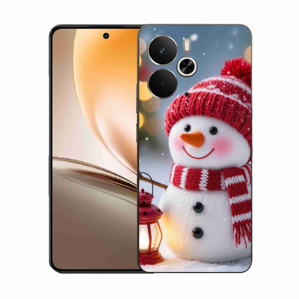 Gelový kryt mmCase na Realme 14T 5G/14 5G - sněhulák 2