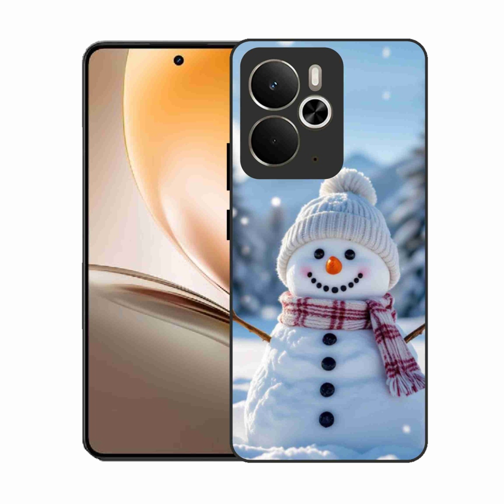Gelový kryt mmCase na Realme 14T 5G/14 5G - sněhulák 3