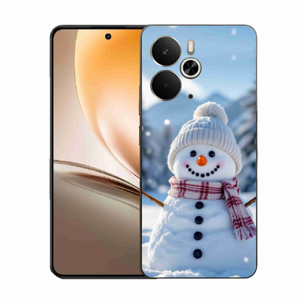 Gelový kryt mmCase na Realme 14T 5G/14 5G - sněhulák 3