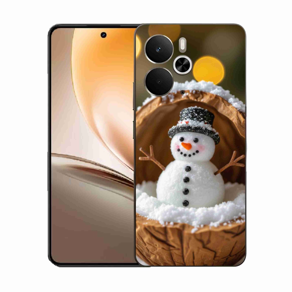 Gelový kryt mmCase na Realme 14T 5G/14 5G - sněhulák 4