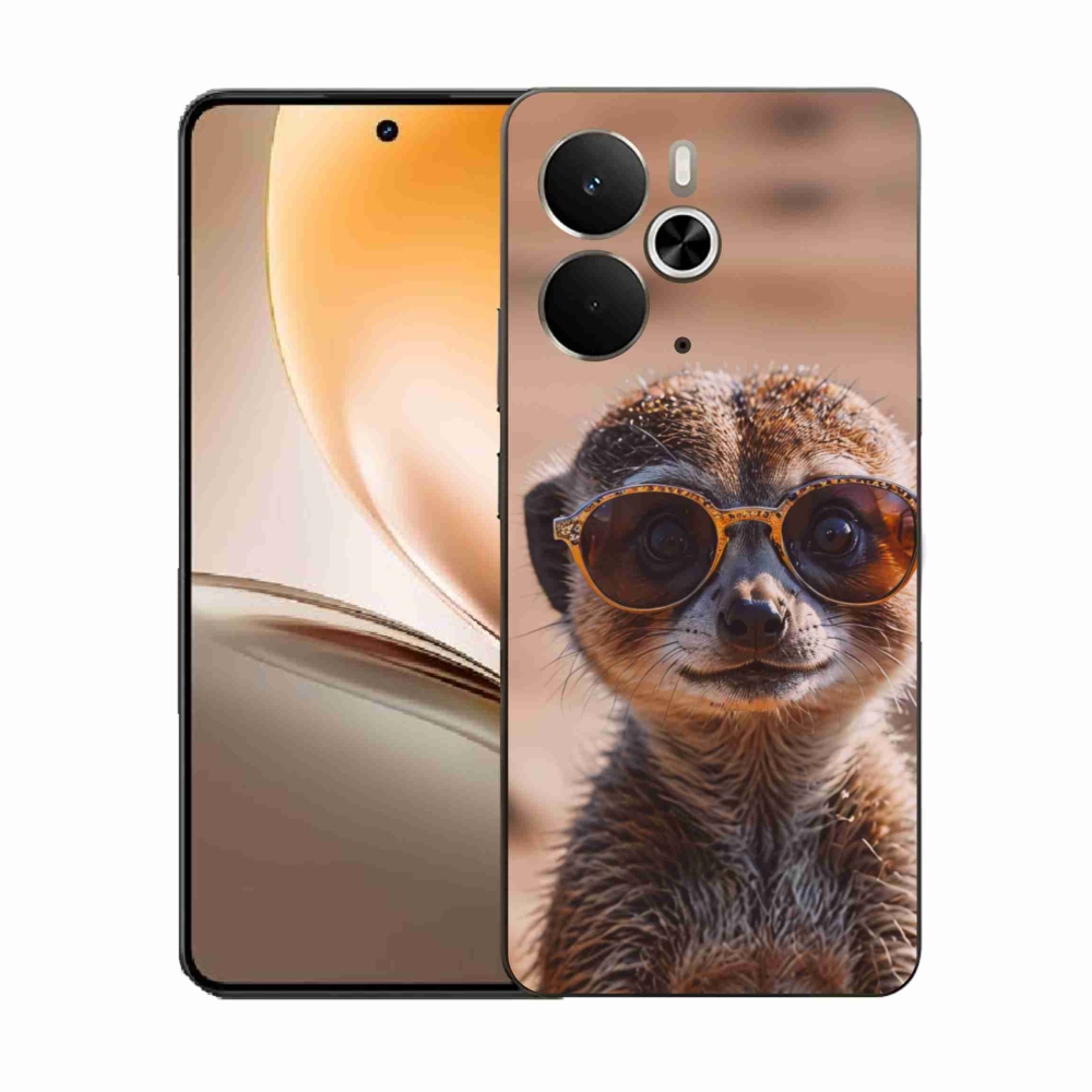 Gelový kryt mmCase na Realme 14T 5G/14 5G - stylová surikata