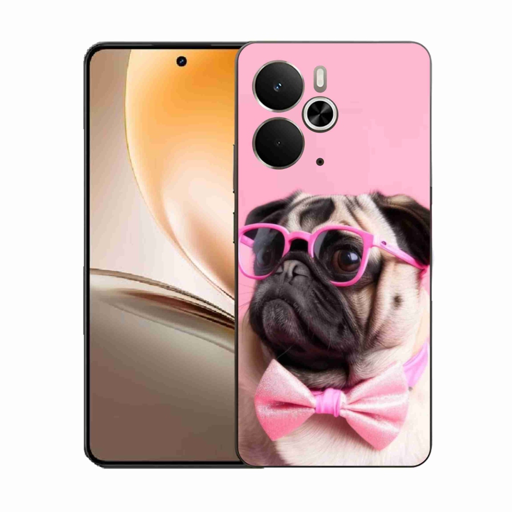 Gelový kryt mmCase na Realme 14T 5G/14 5G - stylový mops