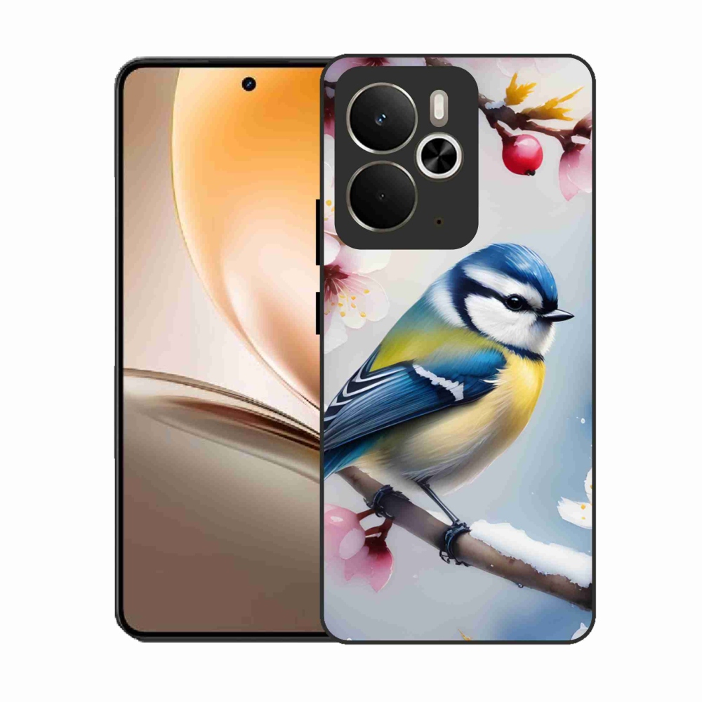 Gelový kryt mmCase na Realme 14T 5G/14 5G - sýkorka