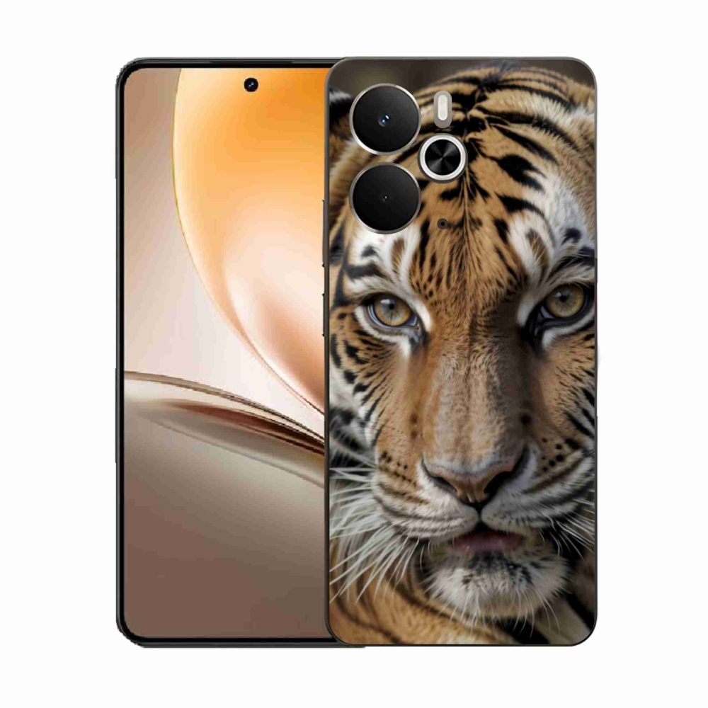 Gelový kryt mmCase na Realme 14T 5G/14 5G - tygří pohled