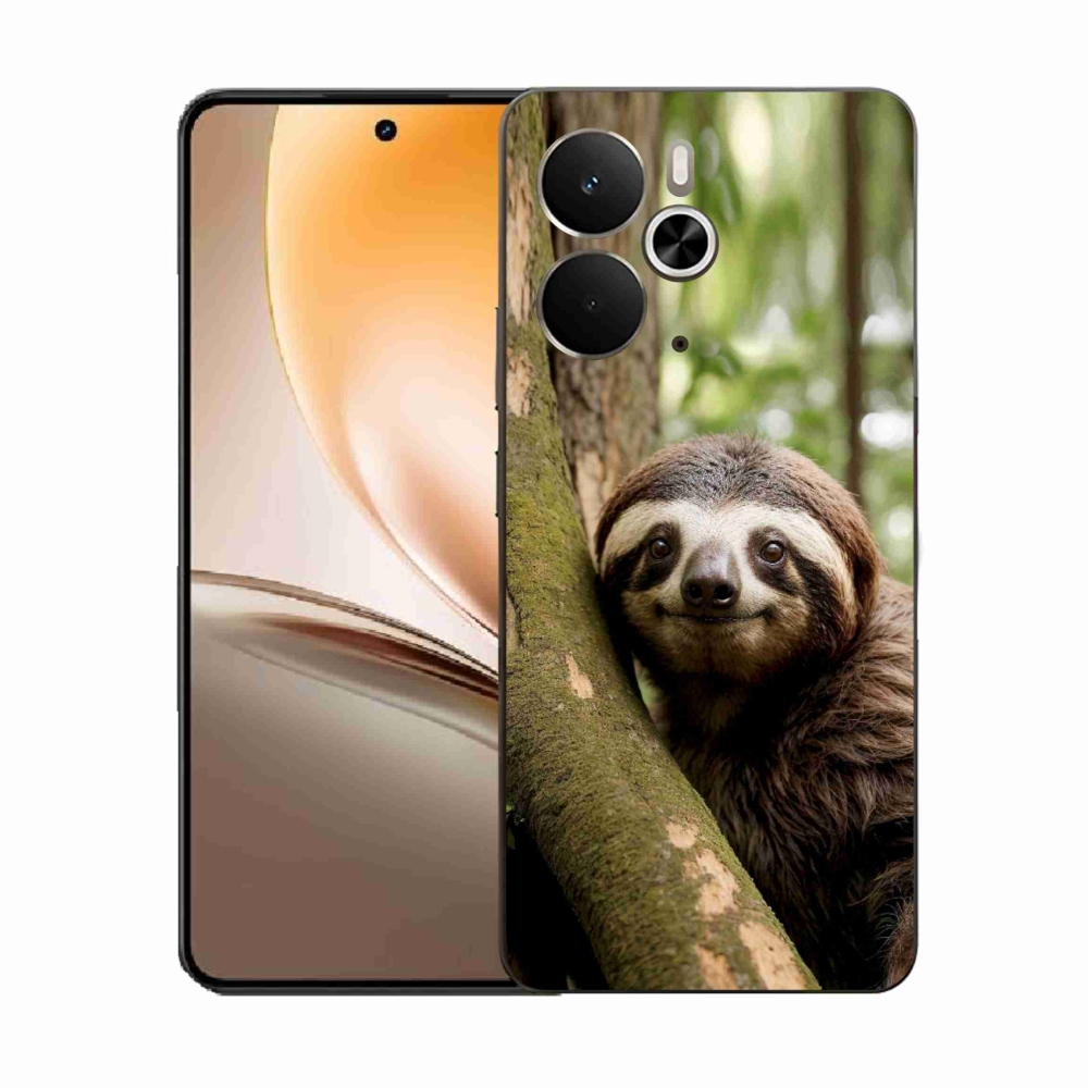 Gelový kryt mmCase na Realme 14T 5G/14 5G - usměvavý lenochod