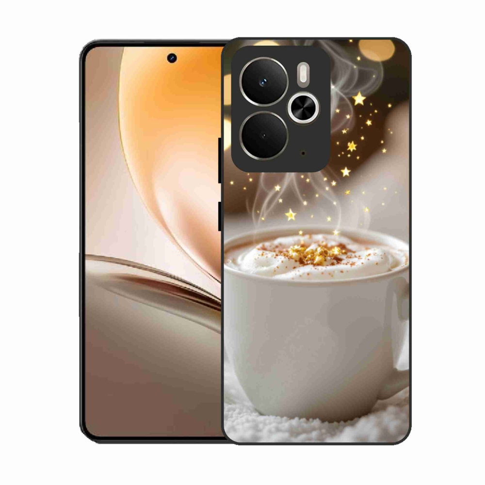 Gelový kryt mmCase na Realme 14T 5G/14 5G - vánoční horký nápoj