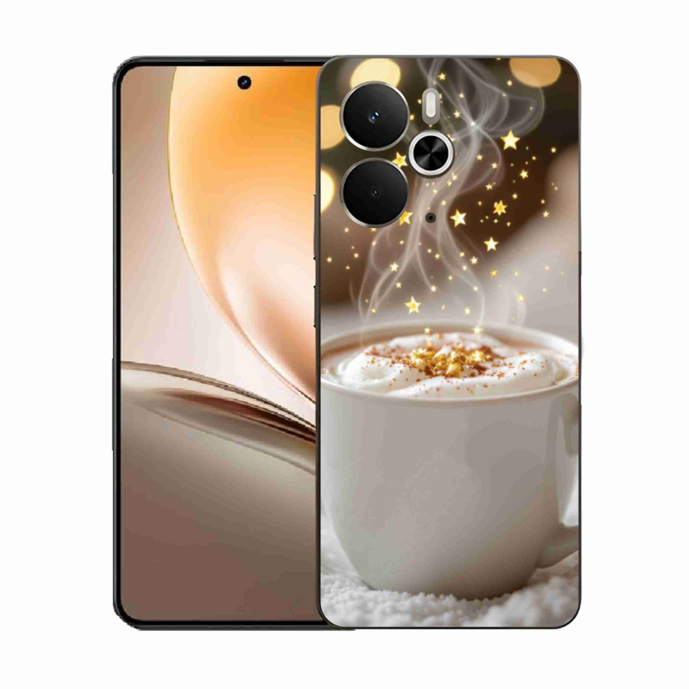 Gelový kryt mmCase na Realme 14T 5G/14 5G - vánoční horký nápoj