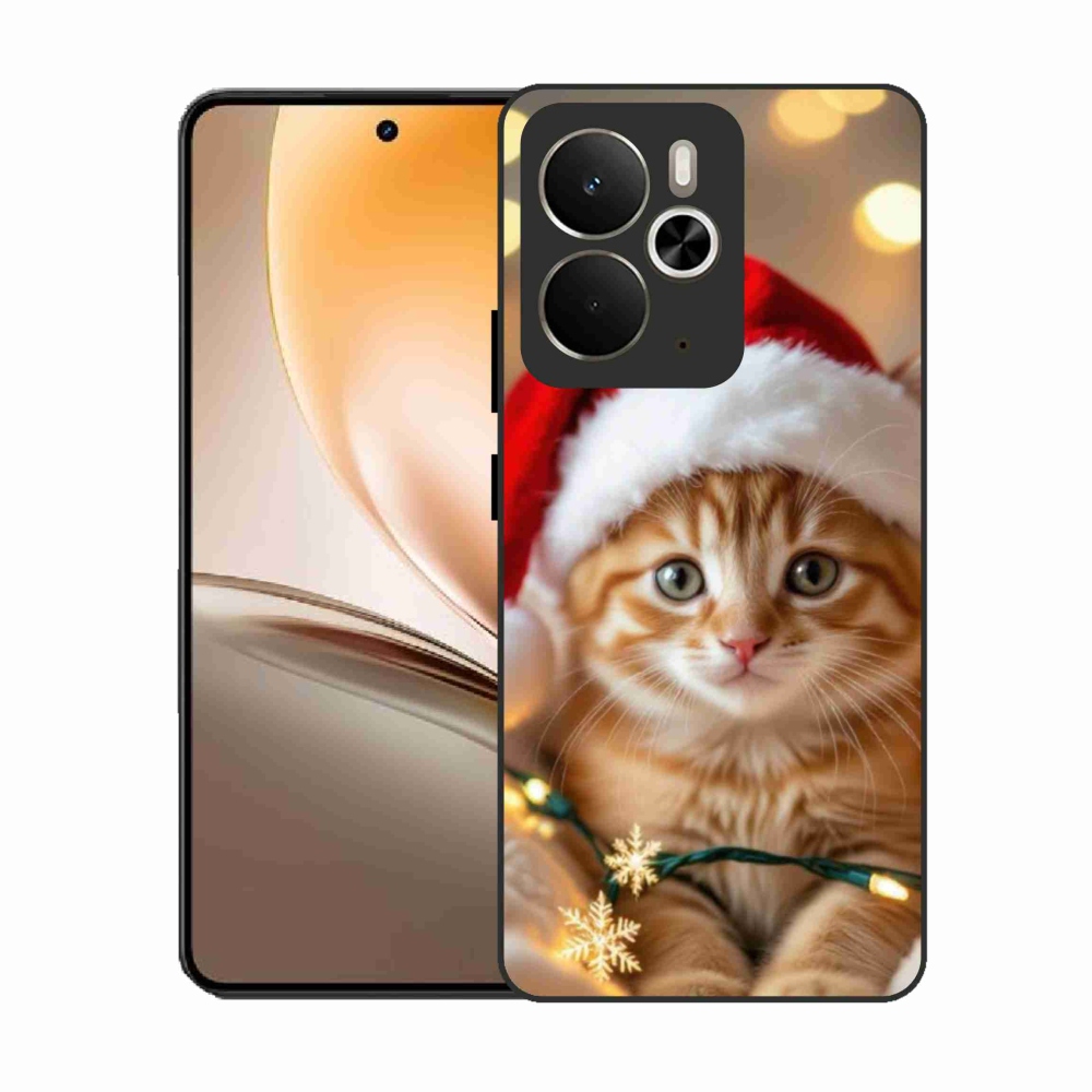 Gelový kryt mmCase na Realme 14T 5G/14 5G - vánoční kotě