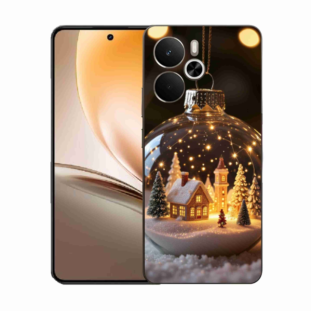 Gelový kryt mmCase na Realme 14T 5G/14 5G - vánoční koule 3