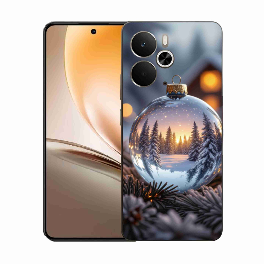 Gelový kryt mmCase na Realme 14T 5G/14 5G - vánoční ozdoba