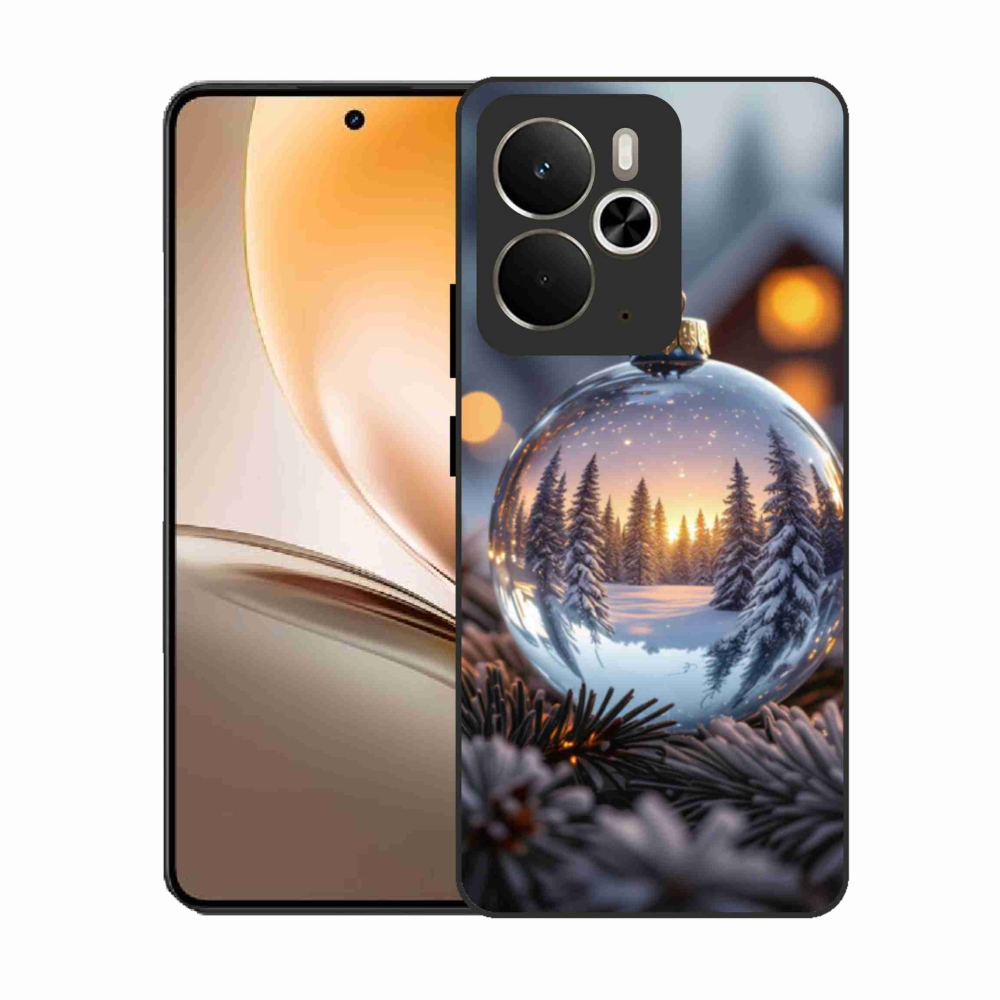 Gelový kryt mmCase na Realme 14T 5G/14 5G - vánoční ozdoba