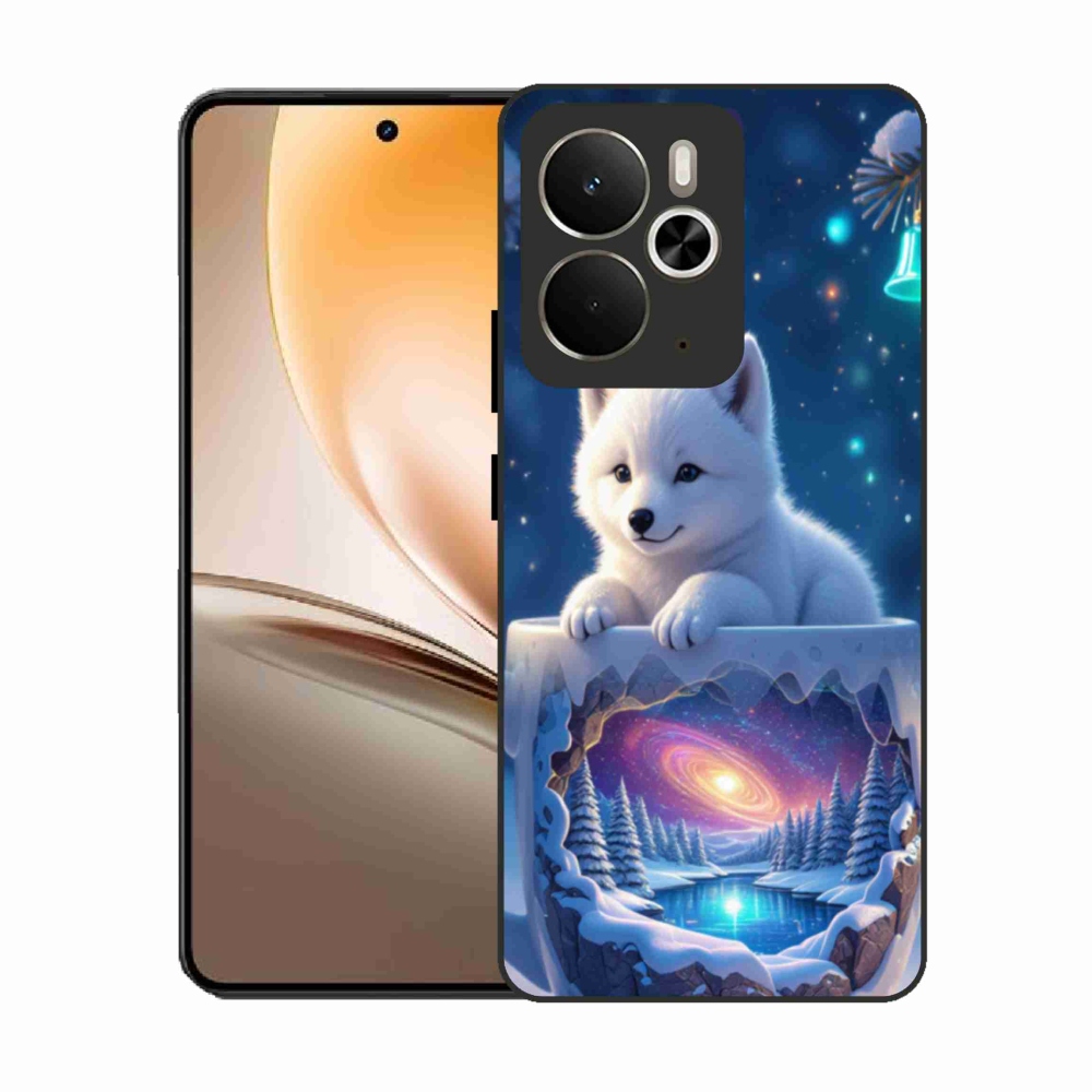 Gelový kryt mmCase na Realme 14T 5G/14 5G - vánoční štěně