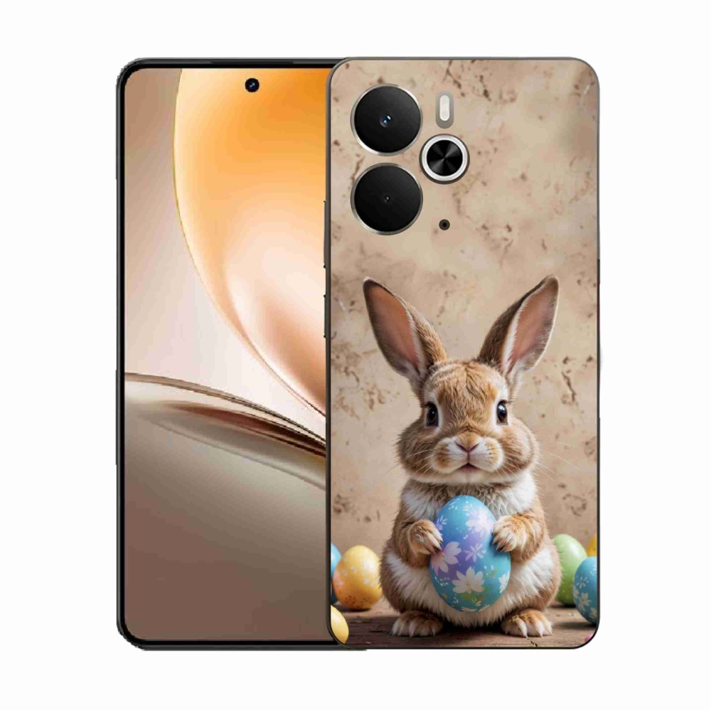 Gelový kryt mmCase na Realme 14T 5G/14 5G - velikonoční králíček