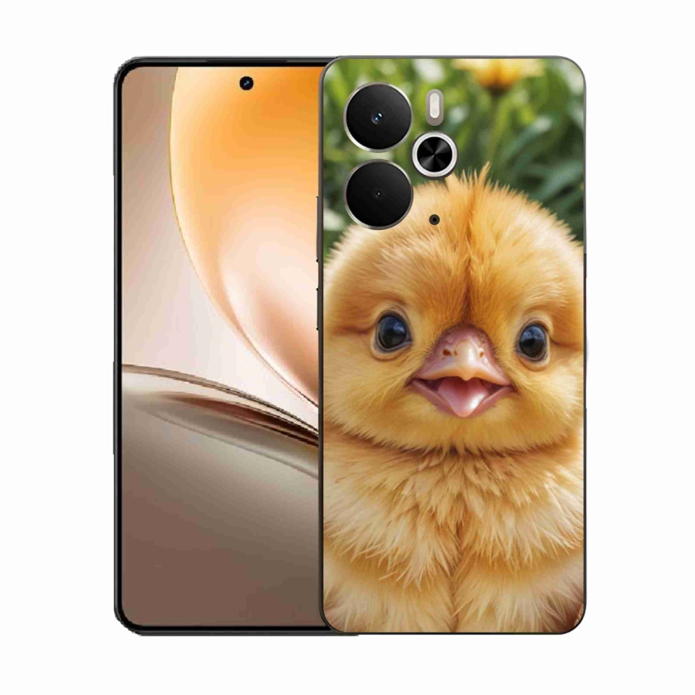 Gelový kryt mmCase na Realme 14T 5G/14 5G - veselé kuřátko