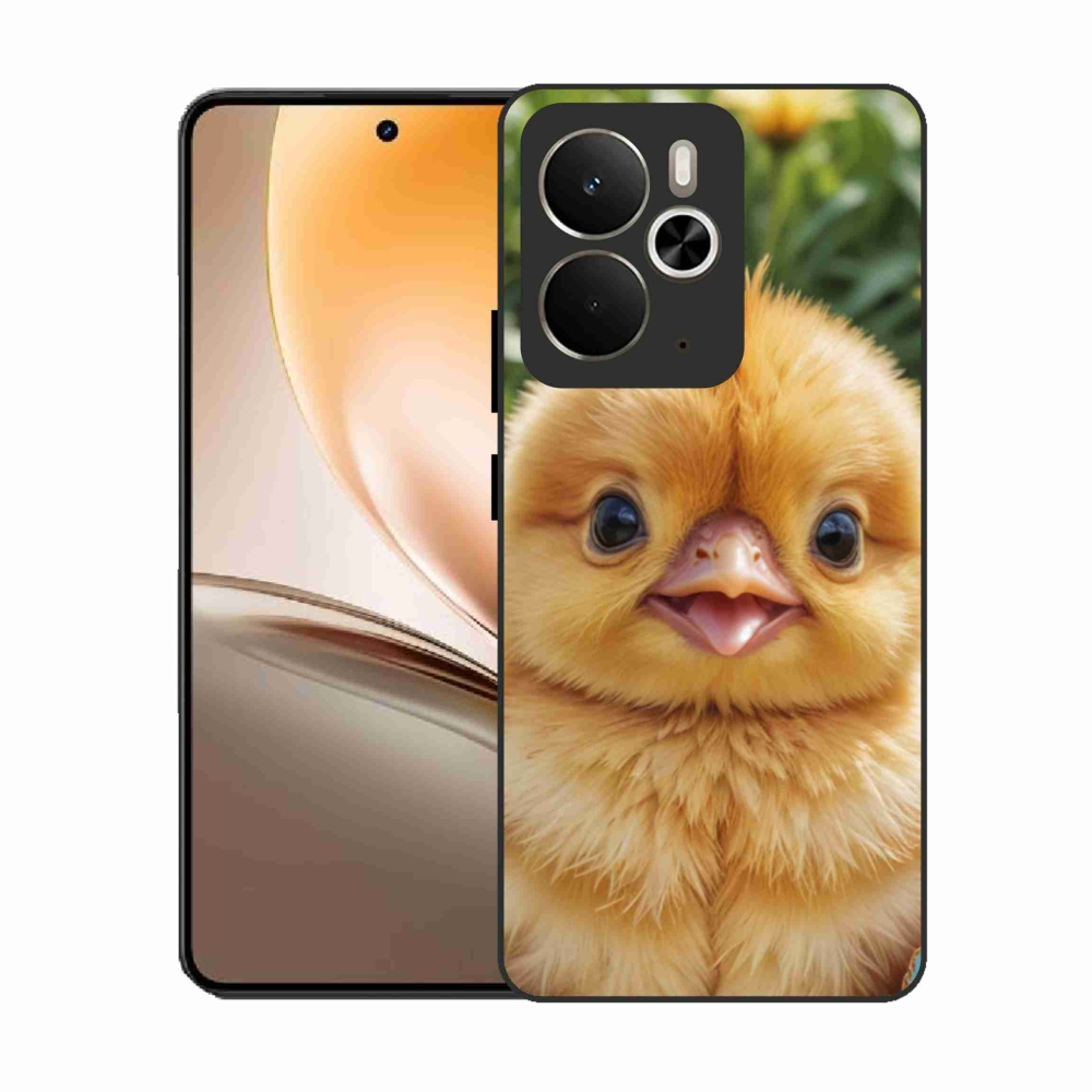 Gelový kryt mmCase na Realme 14T 5G/14 5G - veselé kuřátko