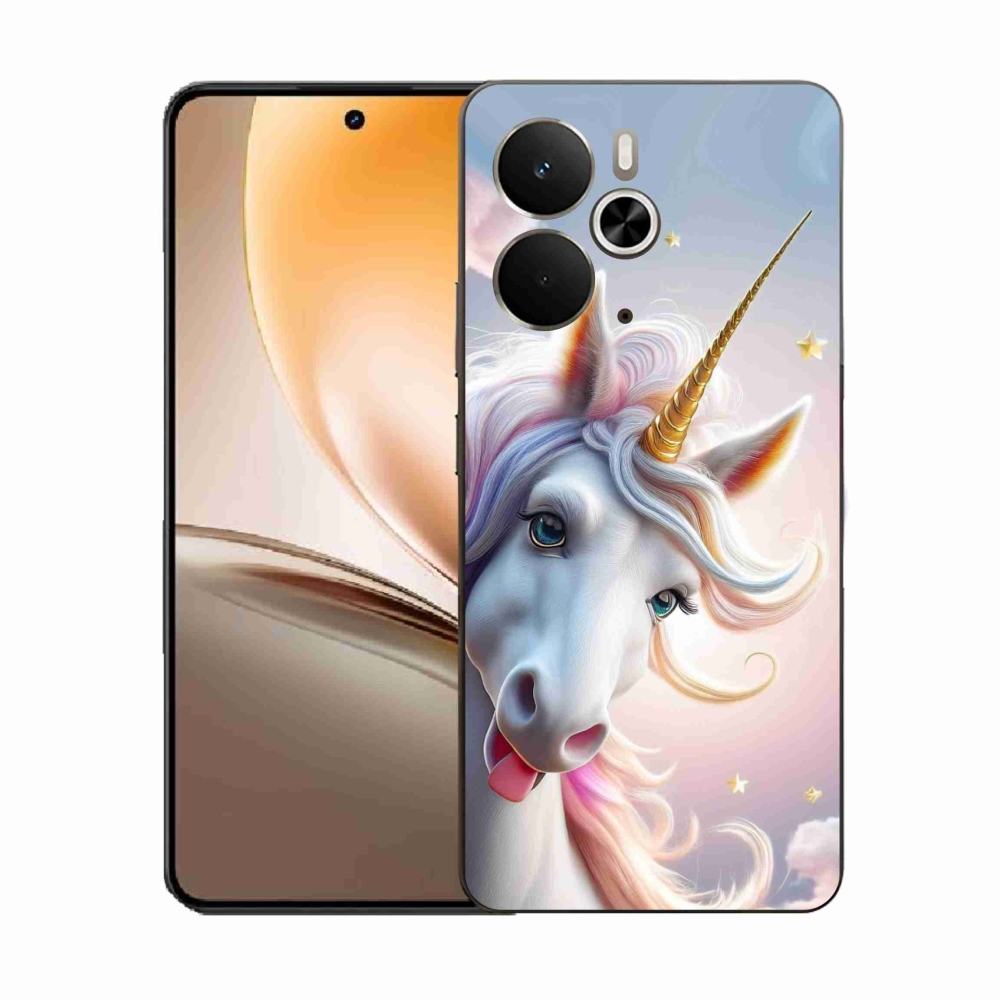 Gelový kryt mmCase na Realme 14T 5G/14 5G - veselý jednorožec