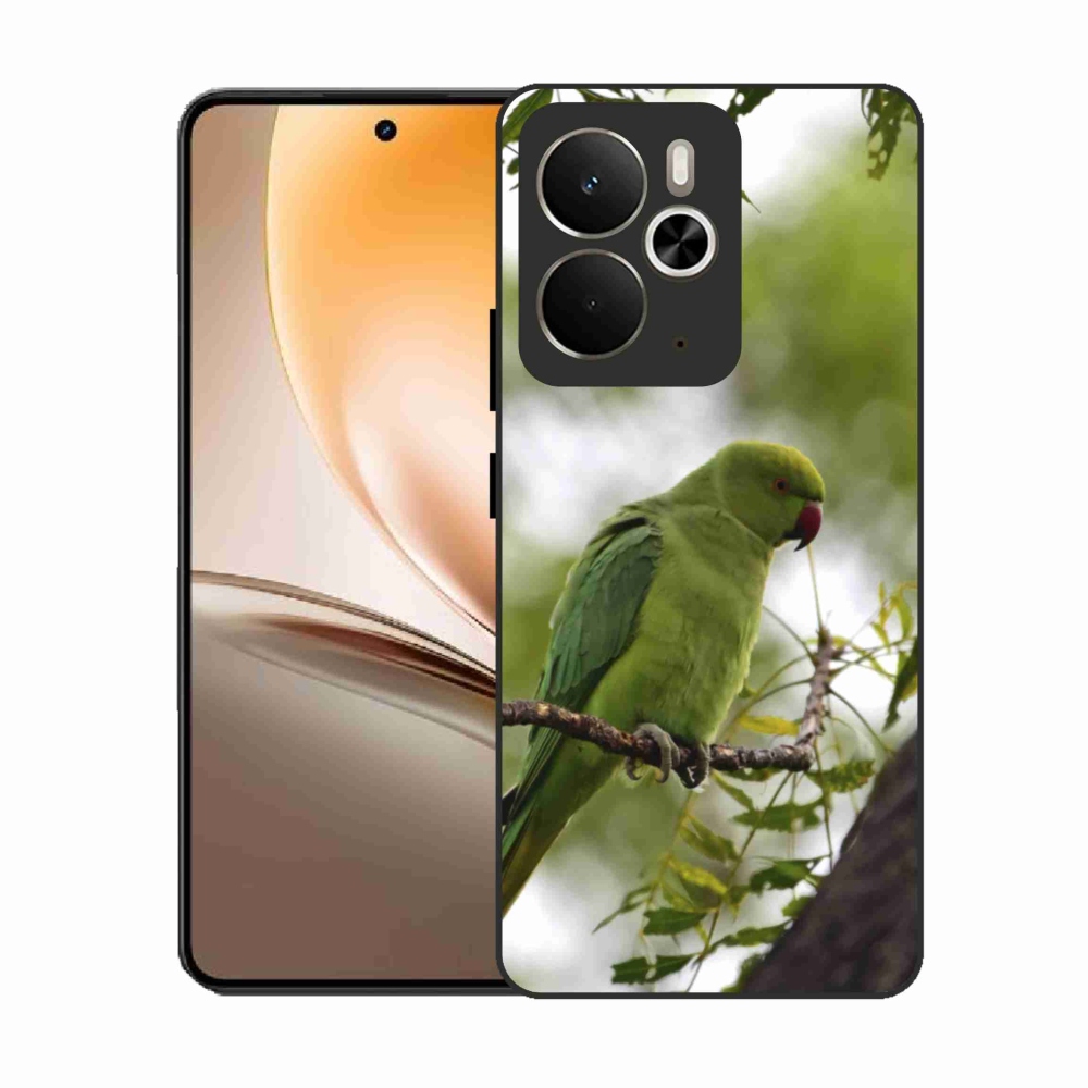 Gelový kryt mmCase na Realme 14T 5G/14 5G - zelený papoušek