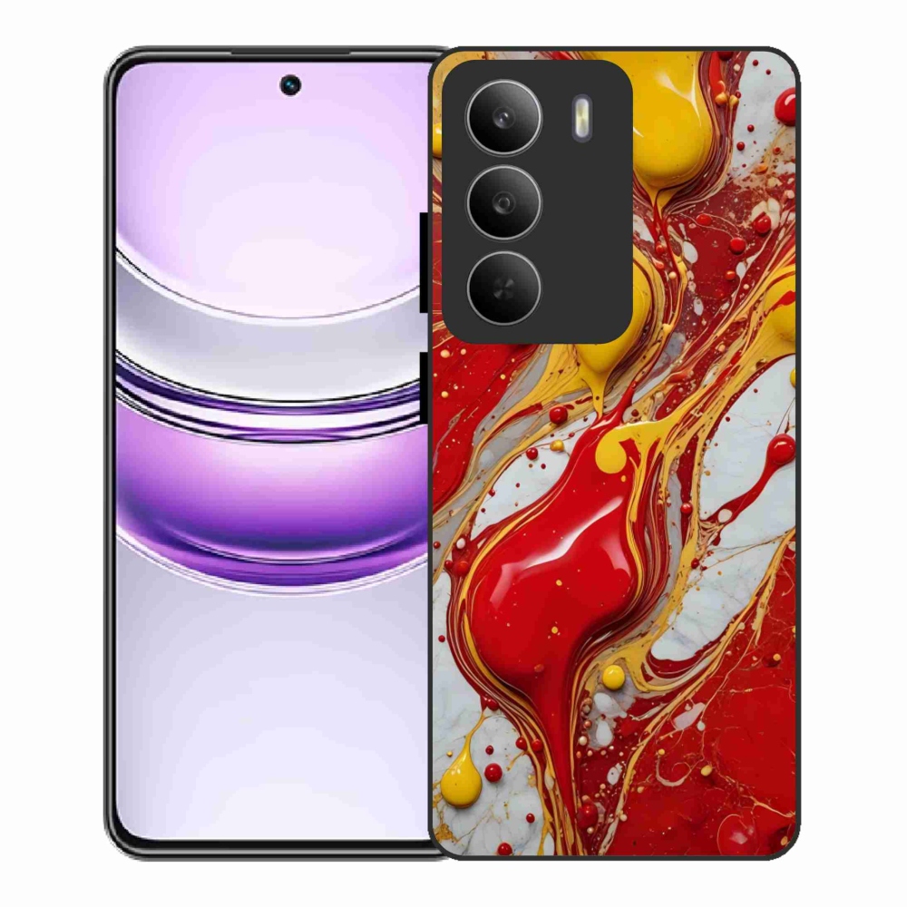 Gelový kryt mmCase na Realme 14x 5G - abstraktní motiv 42