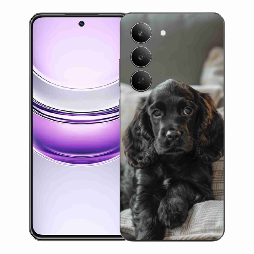 Gelový kryt mmCase na Realme 14x 5G - anglický kokršpaněl