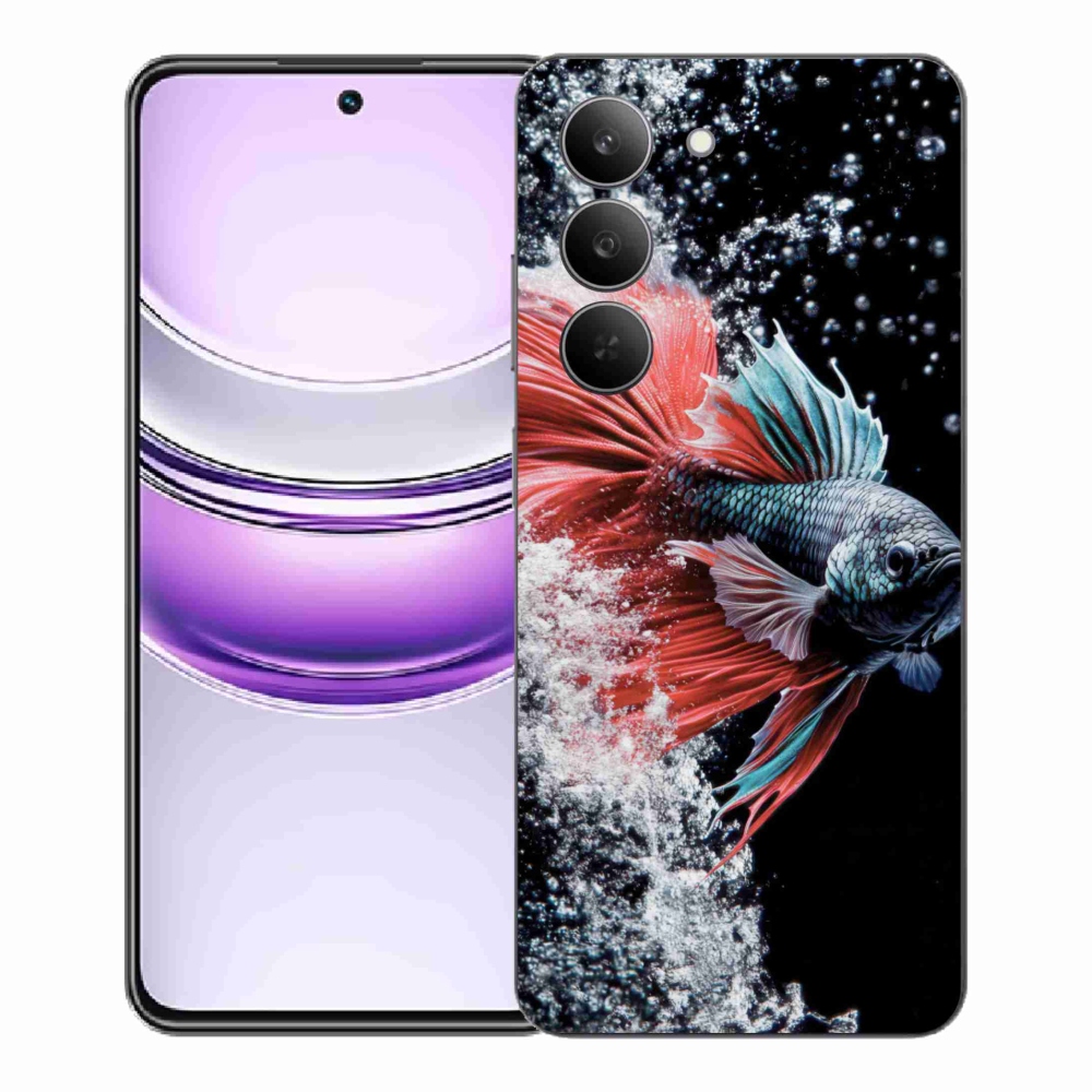 Gelový kryt mmCase na Realme 14x 5G - bojovnice pestrá