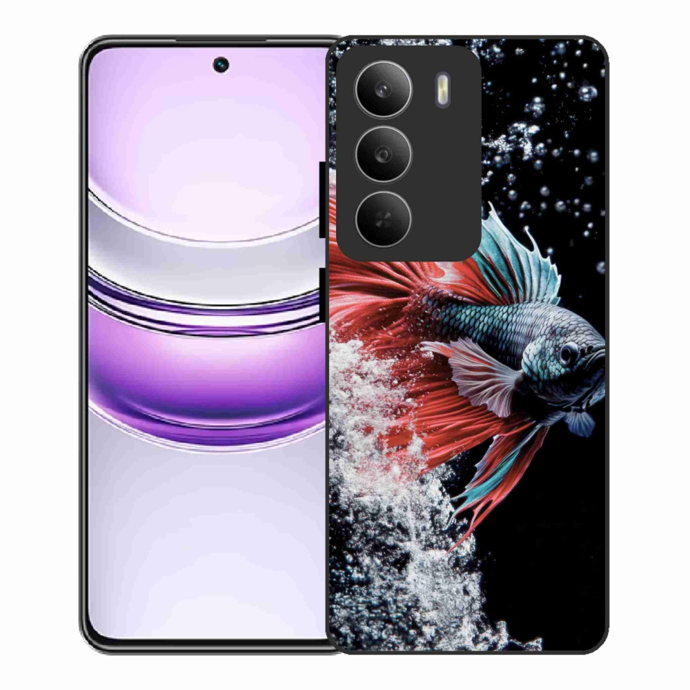 Gelový kryt mmCase na Realme 14x 5G - bojovnice pestrá