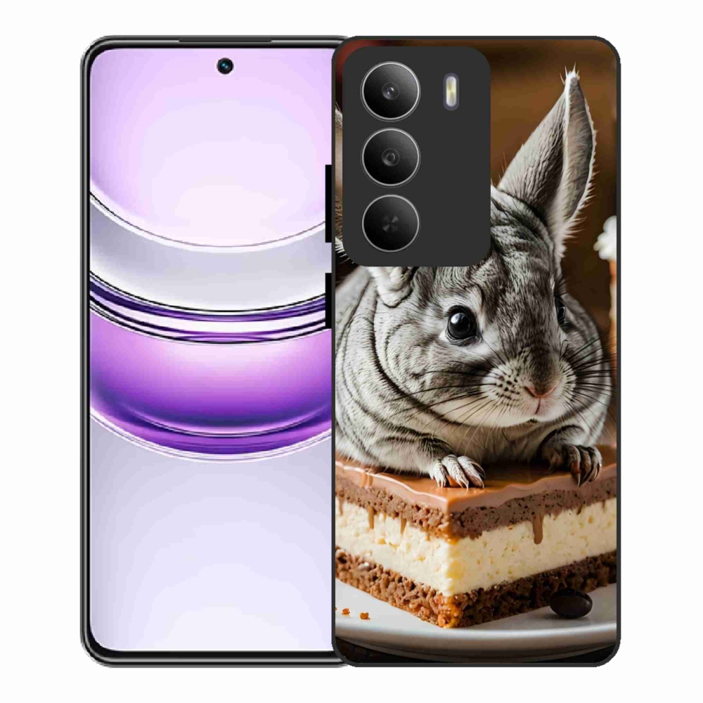 Gelový kryt mmCase na Realme 14x 5G - činčila