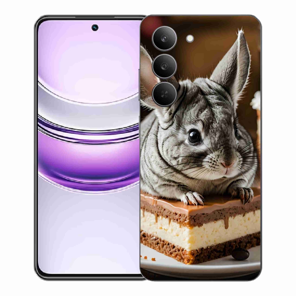 Gelový kryt mmCase na Realme 14x 5G - činčila