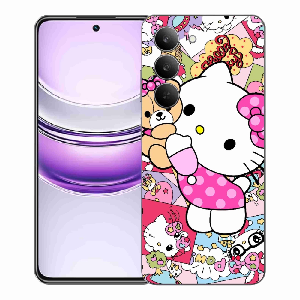 Gelový kryt mmCase na Realme 14x 5G - cute kitty