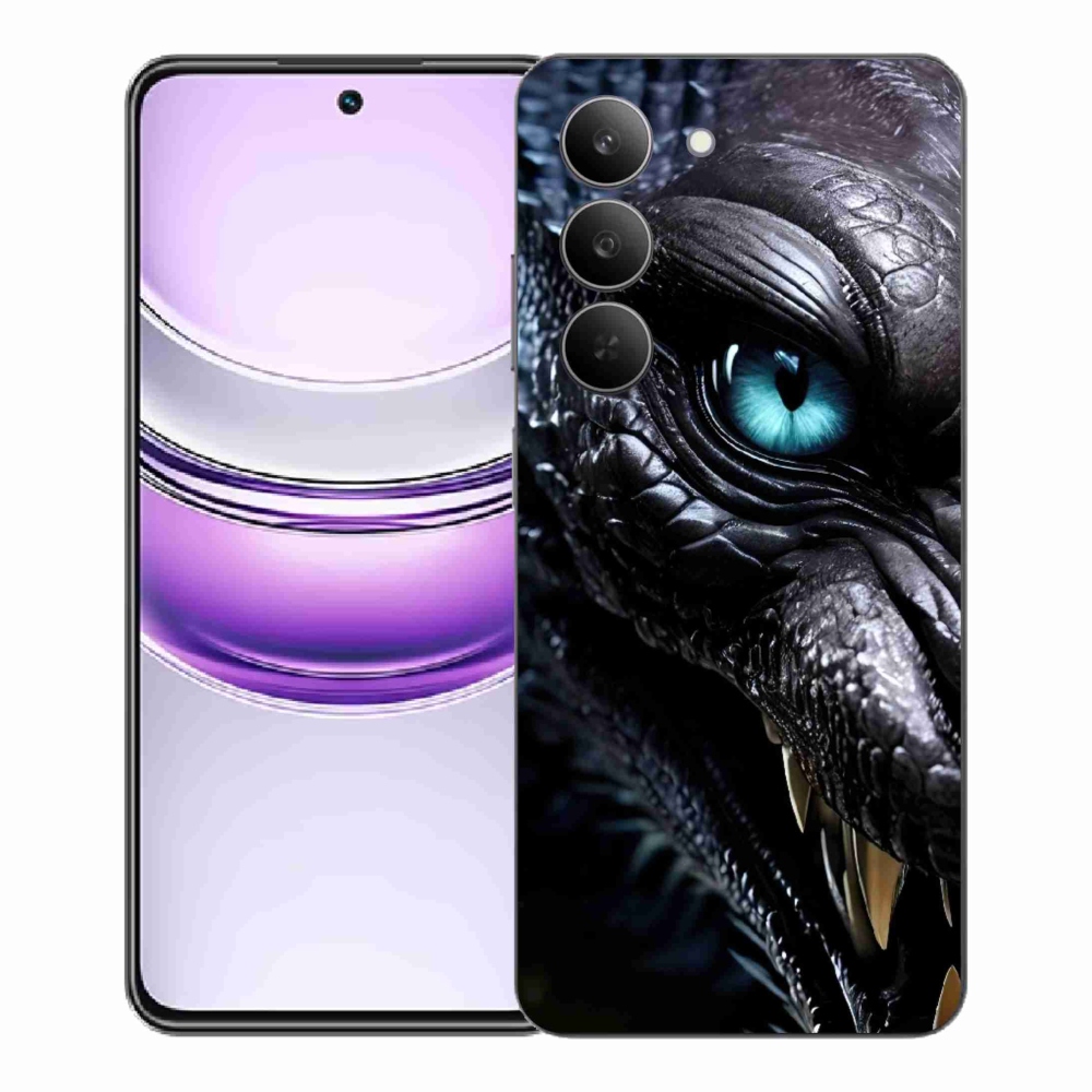 Gelový kryt mmCase na Realme 14x 5G - dračí pohled