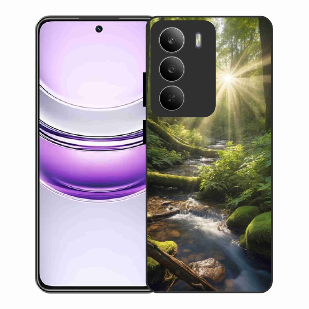 Gelový kryt mmCase na Realme 14x 5G - hlubina lesa