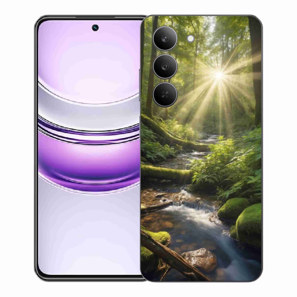 Gelový kryt mmCase na Realme 14x 5G - hlubina lesa