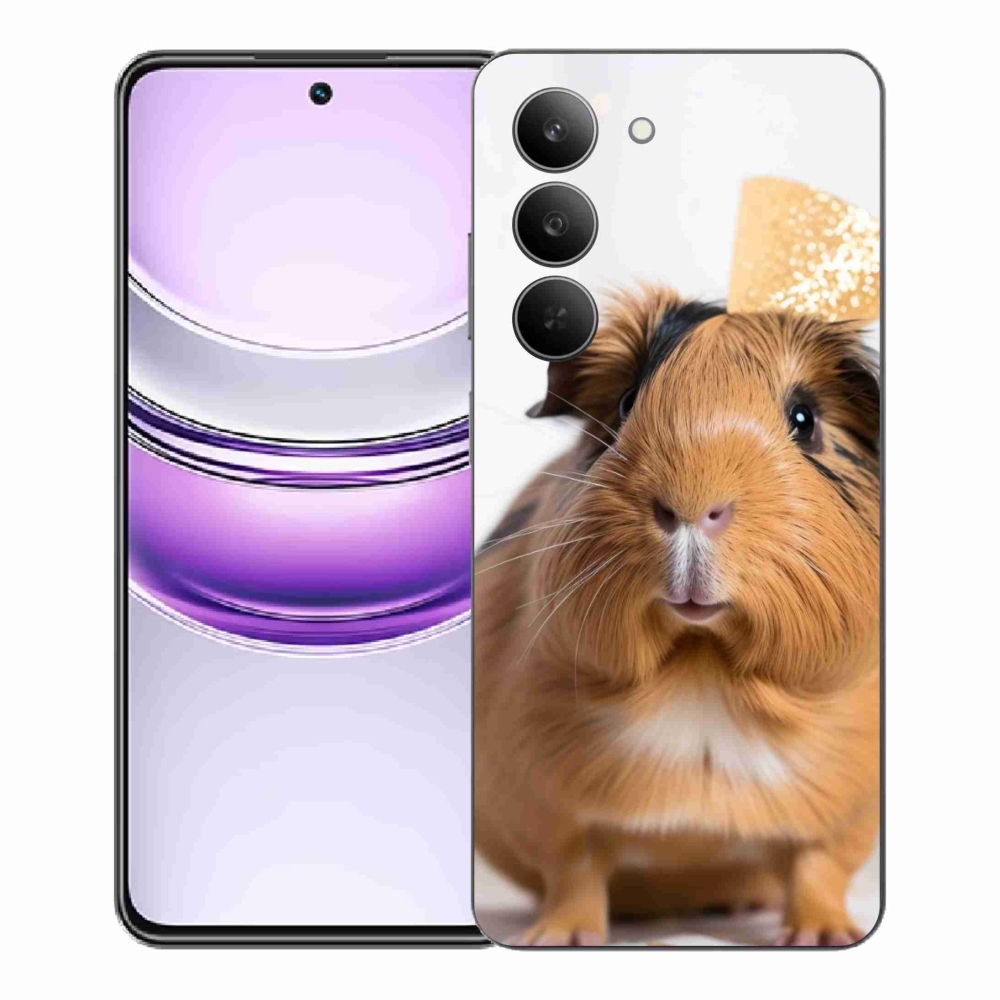 Gelový kryt mmCase na Realme 14x 5G - hnědé morče