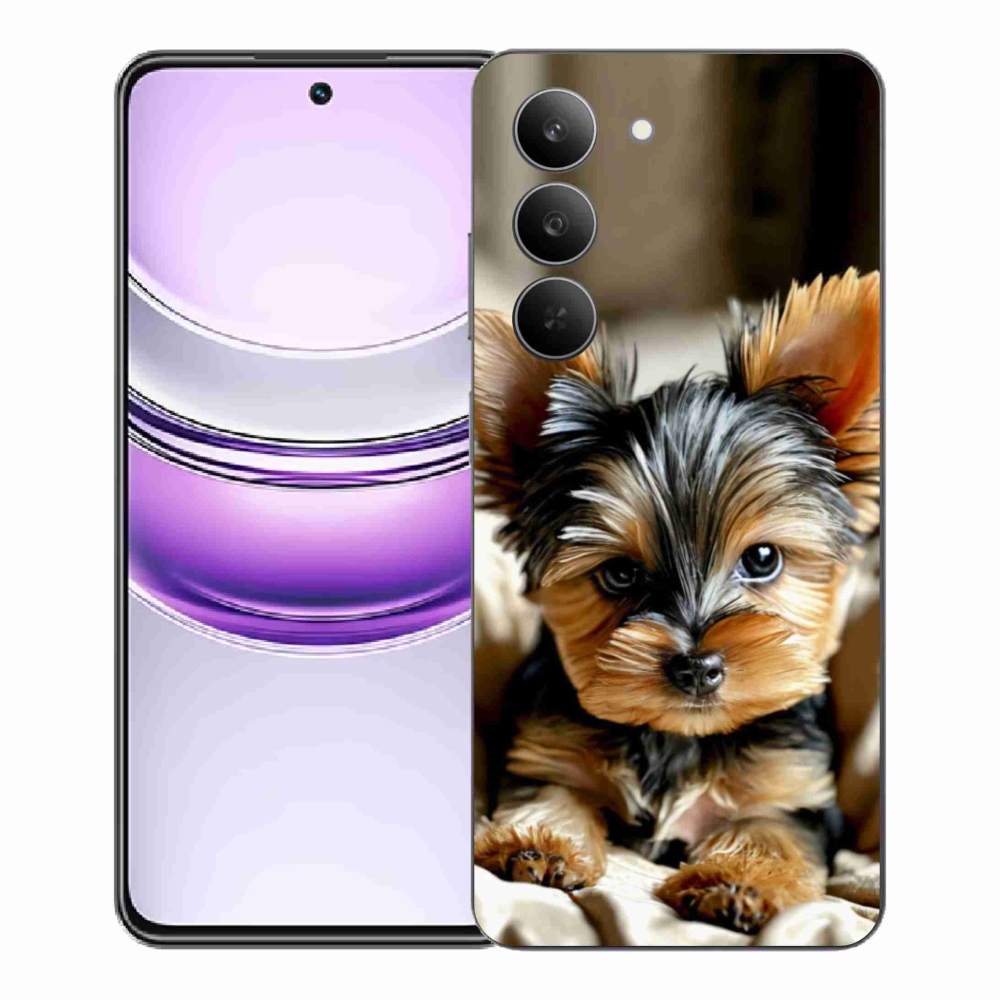 Gelový kryt mmCase na Realme 14x 5G - jorkšír 11