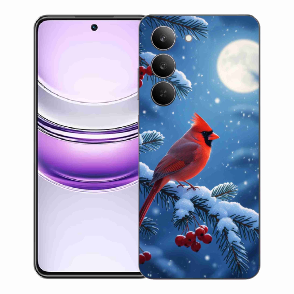 Gelový kryt mmCase na Realme 14x 5G - kardinál červený