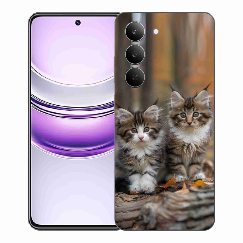 Gelový kryt mmCase na Realme 14x 5G - kočičí duo 3