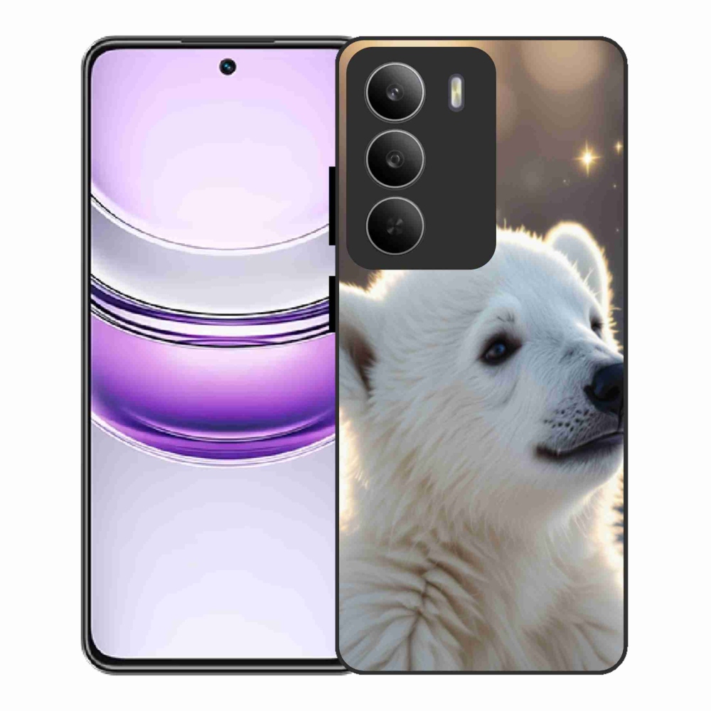 Gelový kryt mmCase na Realme 14x 5G - lední medvěd