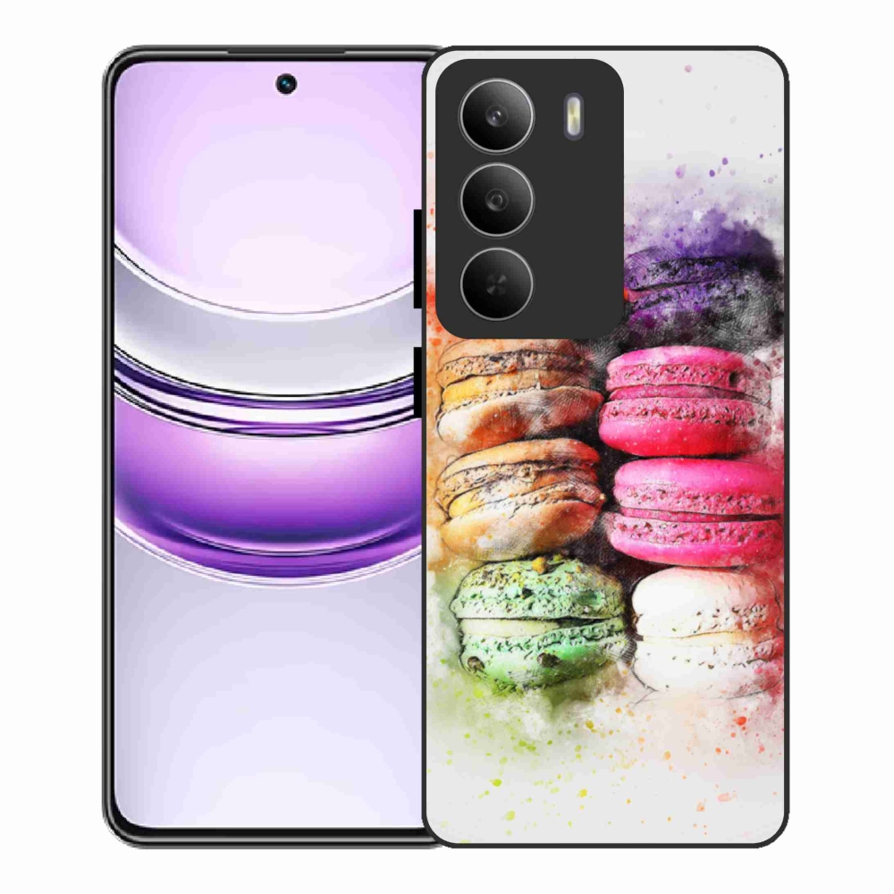 Gelový kryt mmCase na Realme 14x 5G - makrónky