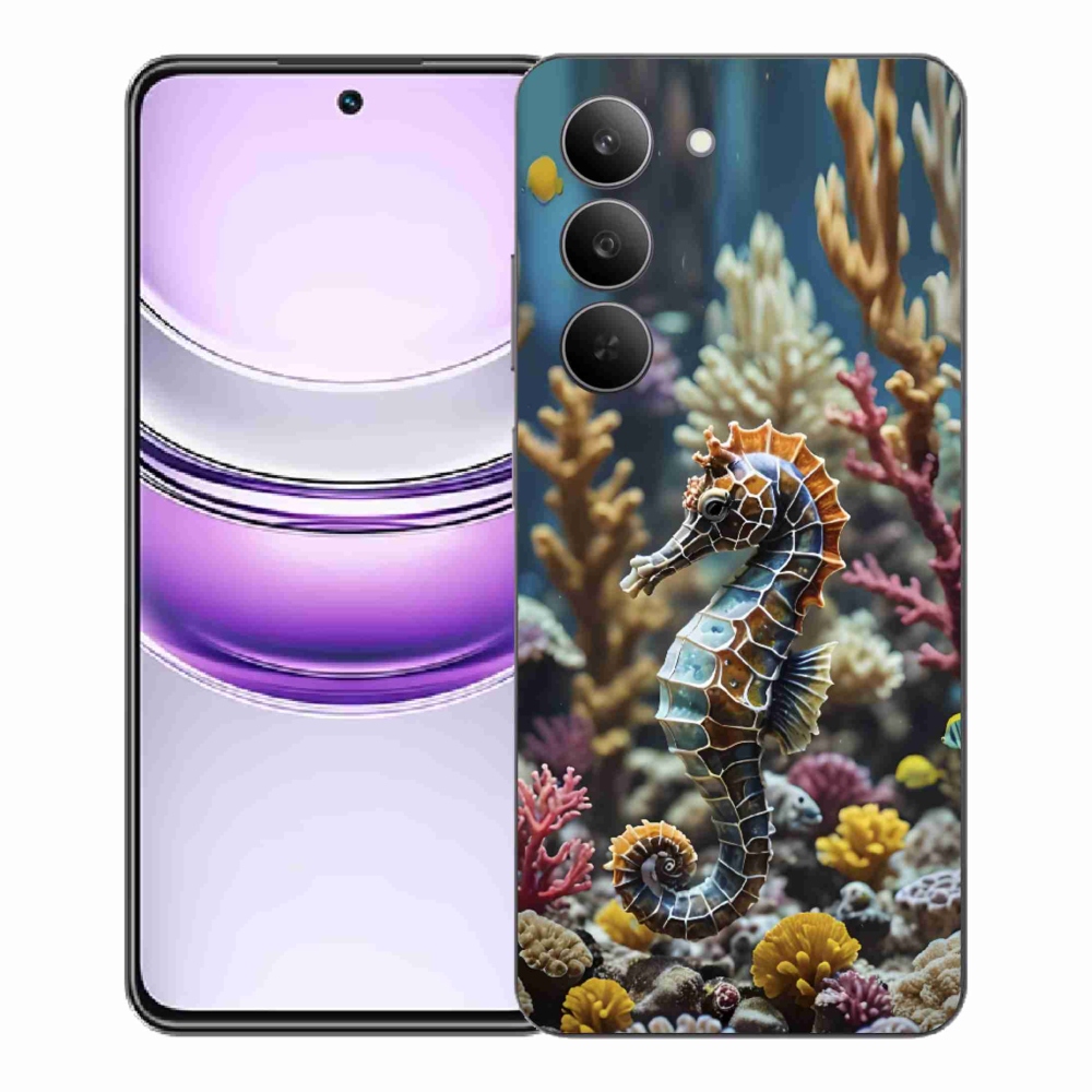 Gelový kryt mmCase na Realme 14x 5G - mořský koník 2