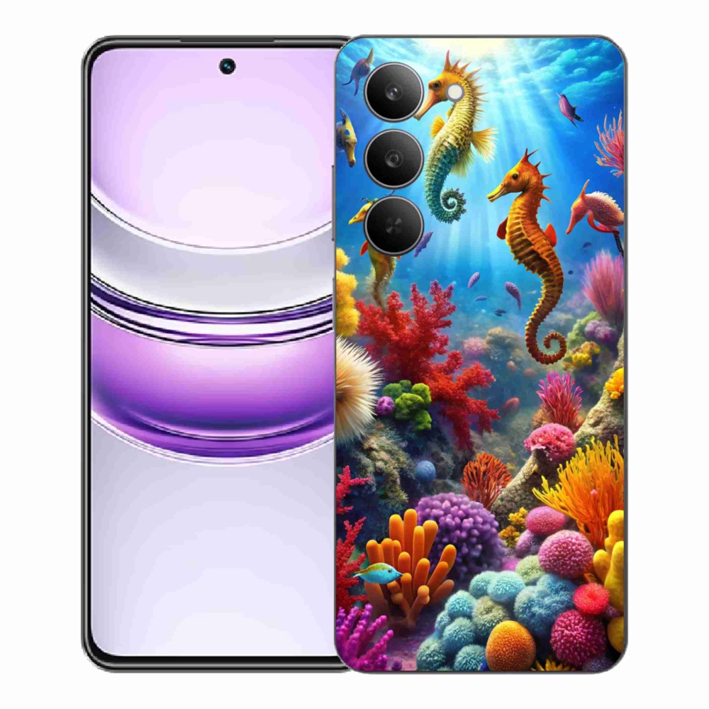 Gelový kryt mmCase na Realme 14x 5G - mořský svět 3