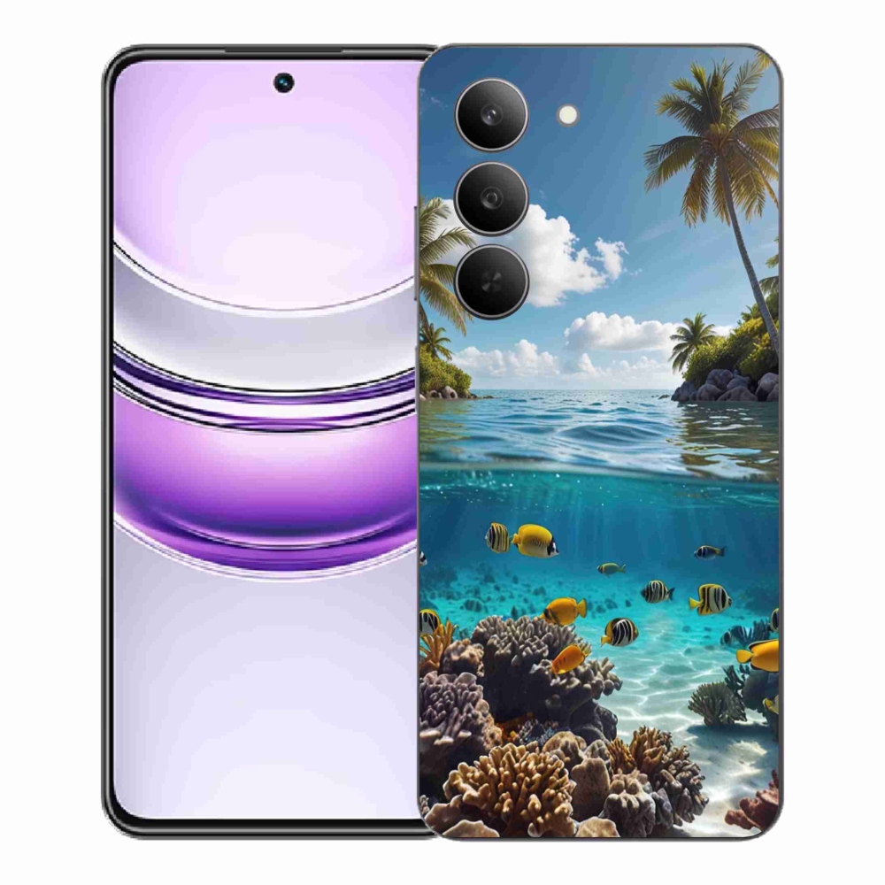 Gelový kryt mmCase na Realme 14x 5G - mořský svět 4