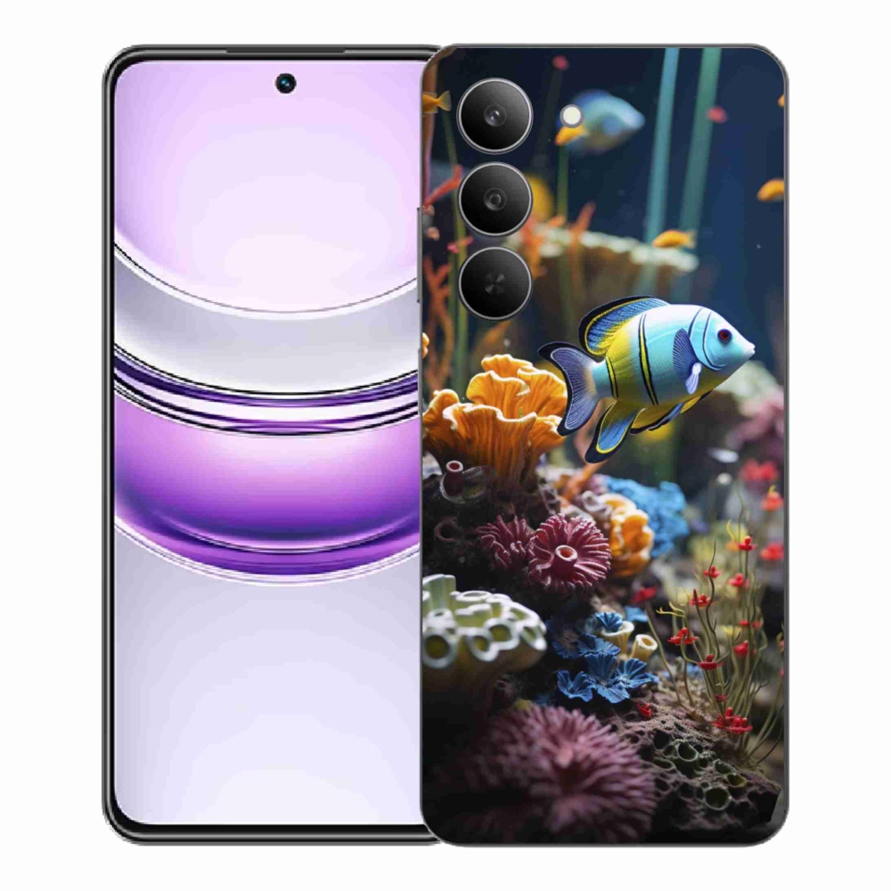 Gelový kryt mmCase na Realme 14x 5G - mořský svět 5